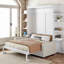 Grand lit escamotable avec canapé encastré VARELON-902099760