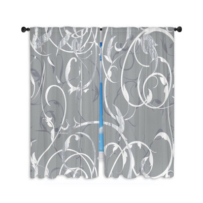 Paire de rideaux obscurcissant en polyester