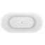 Baignoire de trempage autoportante en acrylique 66,92 po x 30,7 po Markenfield