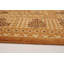 Tapis de la laine brune 10 pi x 9 pi 10 po à la main one-of-kind-noué la 2010 baluch Céline