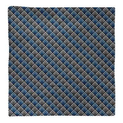 Serviette en coton à motif à rayures géométriques