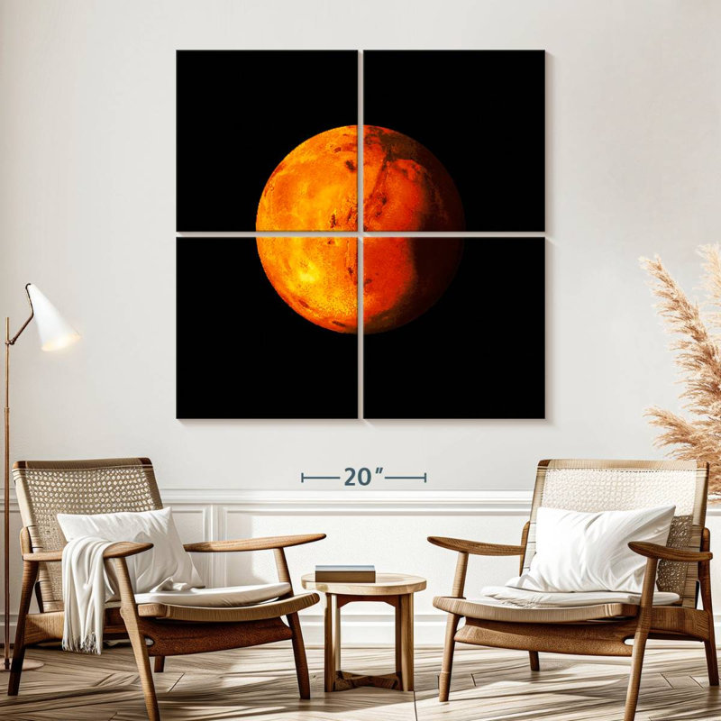 Oberle Mars Planet, 57" H x 57" W