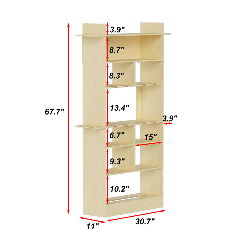 78cm W Manufactured Wood Shelving Unit