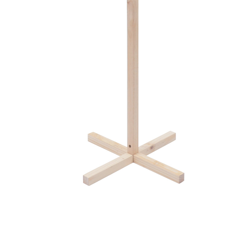 Portemanteau autoportant en bois, Couleur originale du bois