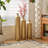 Cory-Lee Handcrafted Metal Floor Vase with Golden Scales, Large Flower Vase(Set Of 3)