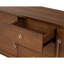 1Pc Contemporary Server Rubberwood Gold Metal Handles Dining Room Server Storage