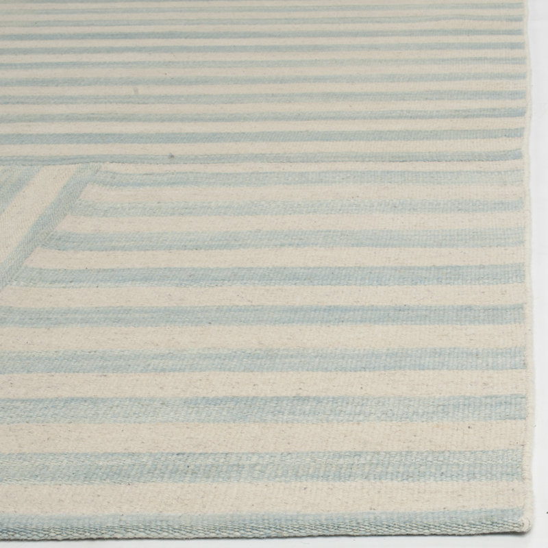 Ralph Lauren Canyon Stripe Patch Wool Striped Rug, Rectangle 6' x 9'