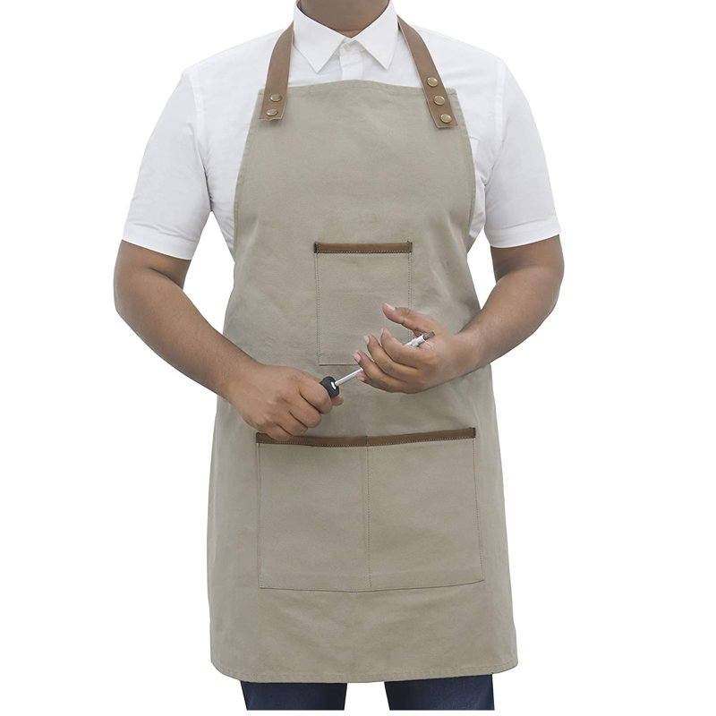 Solid Colour Cotton Apron Sets