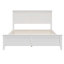 Lit plateforme moderne en bois massif avec support de lattes en bois robuste, aucun sommier requis-1908269383-1908269385