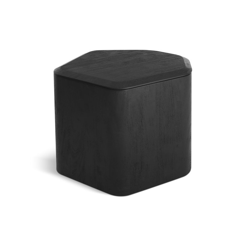 Hoard Solid Wood End Table, 18" H x 22" W x 18" D, Acacia