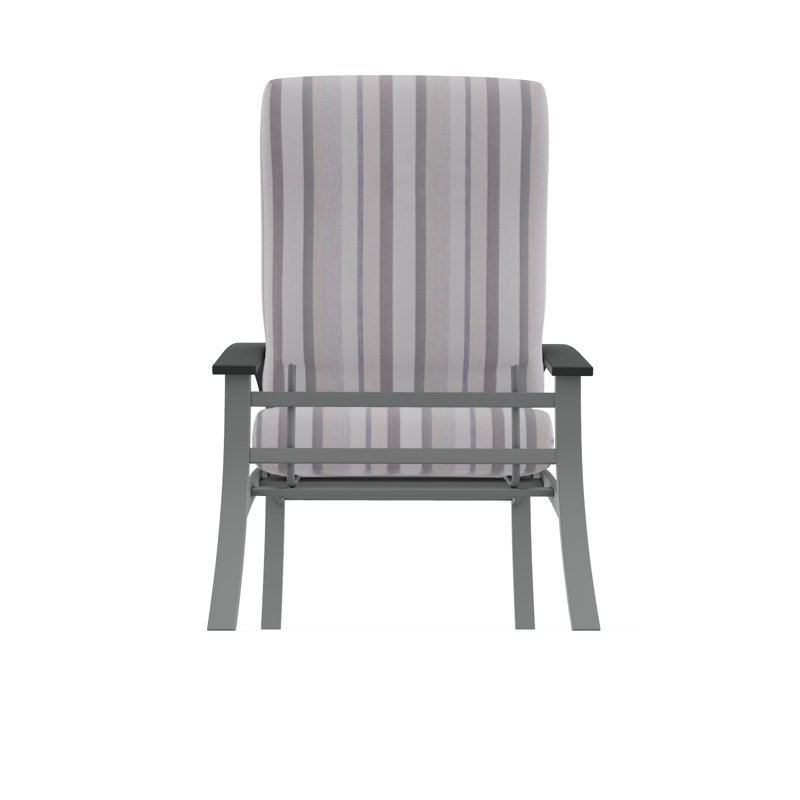 Belle Isle Outdoor Lounge Chair, Huskie, Graphite