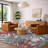 Premium Machine Washable Dream Shag ADS77 Tropical Rug-1820106770-1820106774