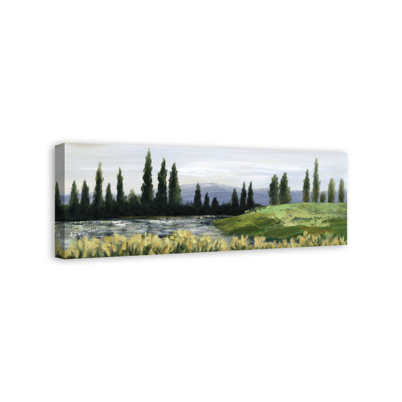 Rolling Hills - Peinture sur toile, Toile tendue, H 12 po x l 36 po x P 1,25 po