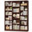 Wakil 74.02" H x 58.7" W 6-Tier Wood Bookcase-1504705089