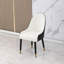 2 chaises en similicuir avec des pieds en métal, noir, style moderne pour différentes pièces, ergonomique et robuste dans un style Mid-Century confortable,-463895380
