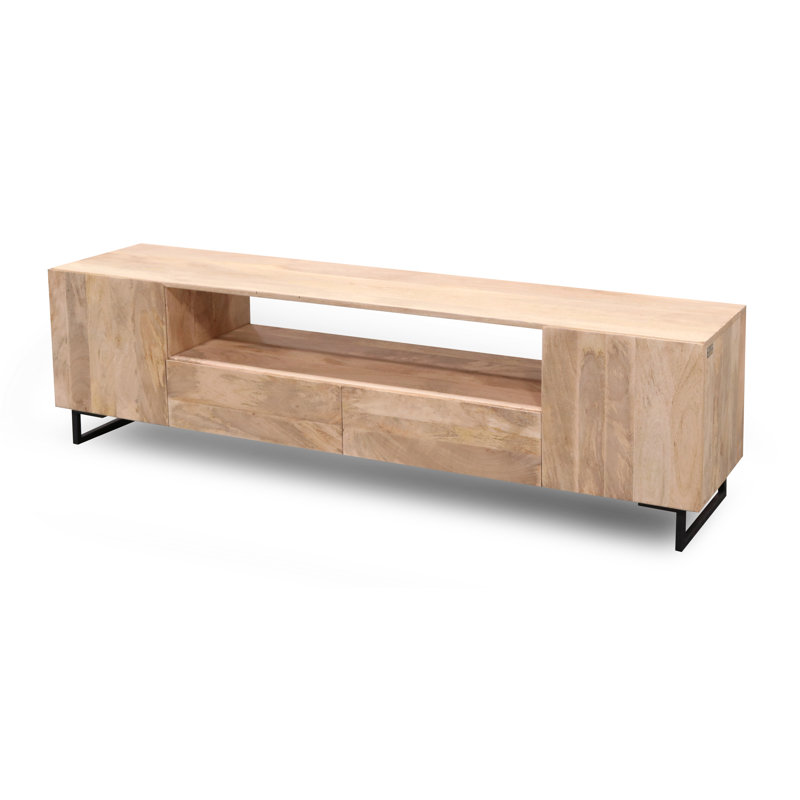 Pols Unfinished TV Stand for TVs up to 88"