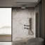 Honesty 10" Single-Function Wall or Ceiling-Mount Square Rainhead, Square Rain Showerhead 2.5 GPM-749510387