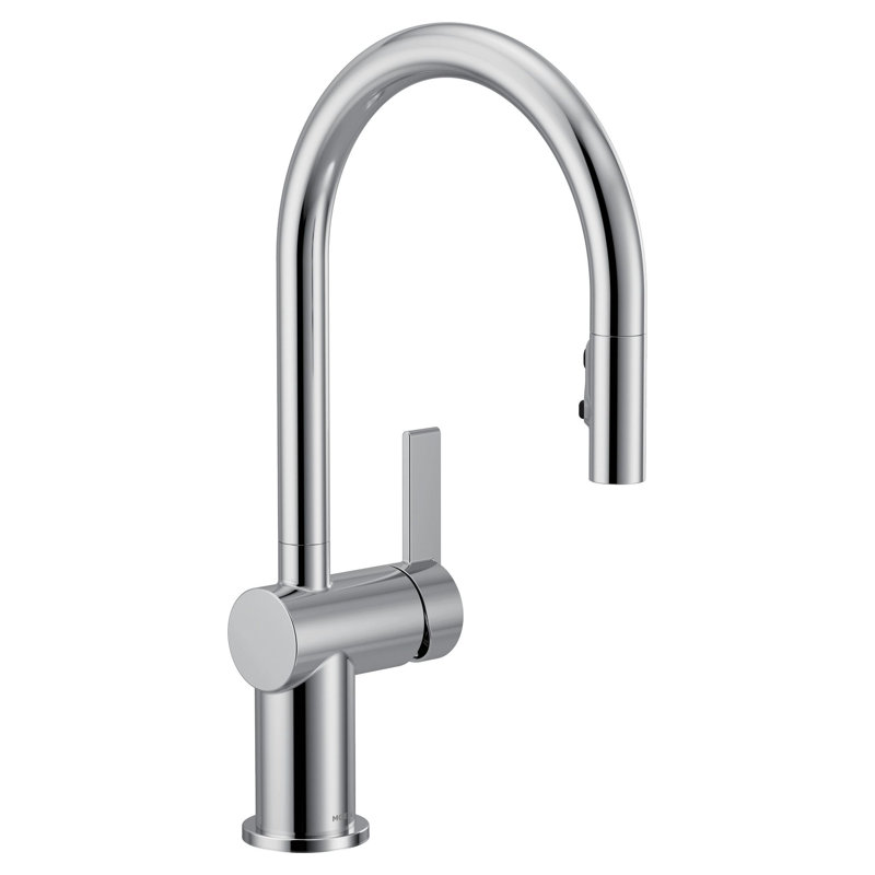 Moen Cia One-Handle High Arc Pulldown Kitchen Faucet with Power Boost, Chrome
