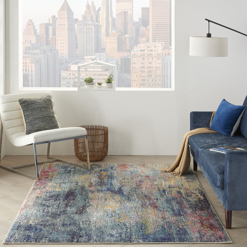 Oriental Indoor Rug, Rectangle 3'11" x 5'11"