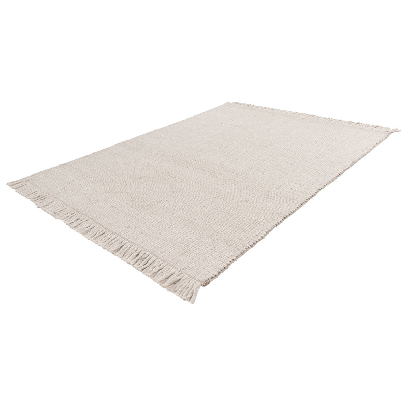 Montas Uni Hand Woven Area Rug, Rectangular 140 x 200cm, Cream