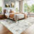 8'X10' Neutral Machine Washable Abstract Modern Area Rugs Brown/Grey-118319127-122611823