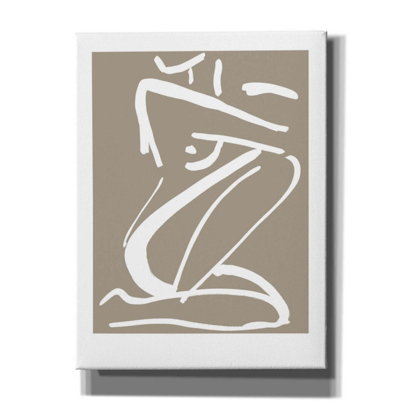 «Paylin S croquis n ° 2 sur toile» par Design Fabrikken, H 16 po x l 12 po x P 0,75 po