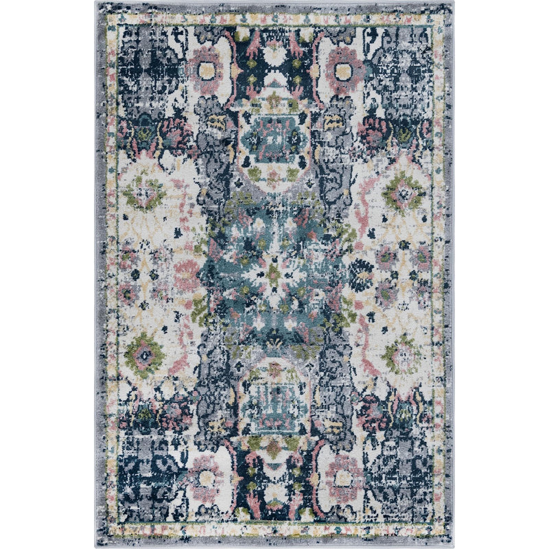 Endel Abstract Indoor Rug, Rectangle 4' x 6'