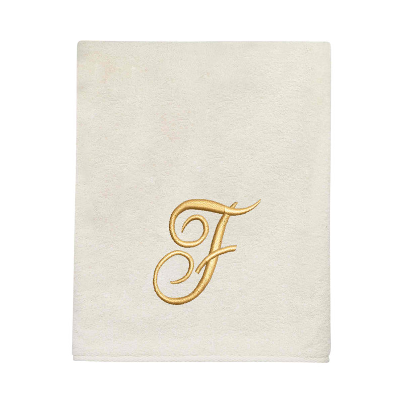Winston Porter Zakaryan Bath Towel Letter F