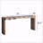 Modern Rustic Console Table
