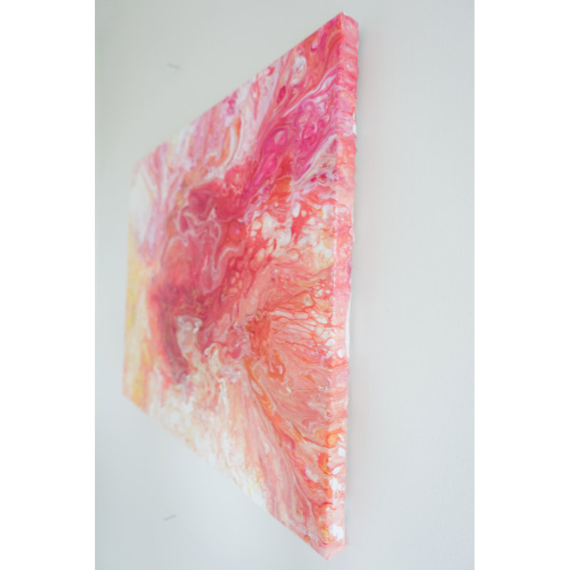 'Sweet Orange' - Wrapped Canvas Painting Print