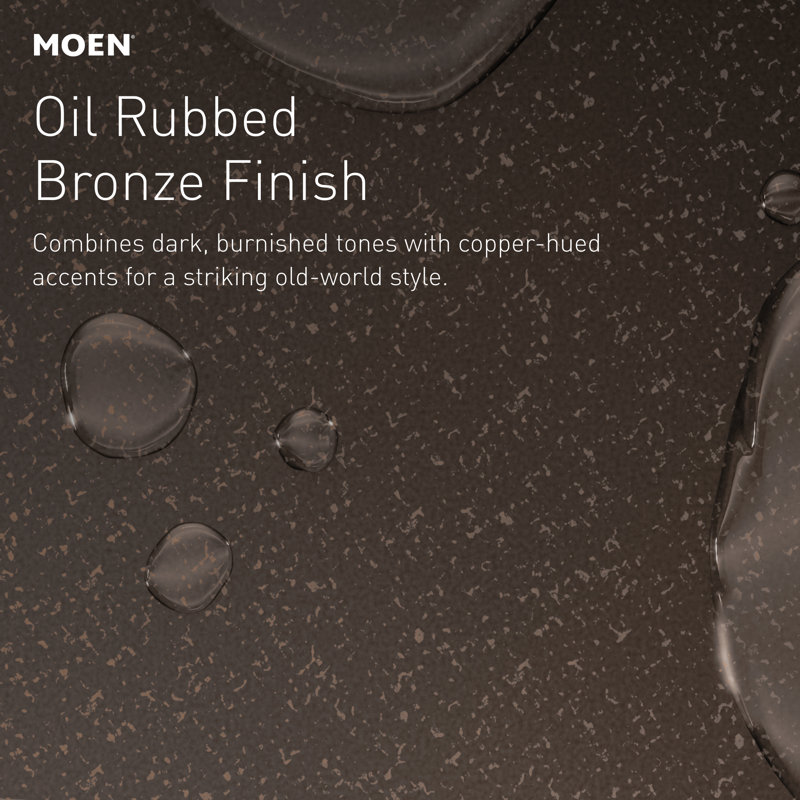 Robinet de cuisine rétractable à poignée unique avec fonctions Power Boost et Reflex de Moen Arbor, Bronze frotté à l'huile