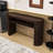 Farmhouse Console Table with Open Shelf-1257406432