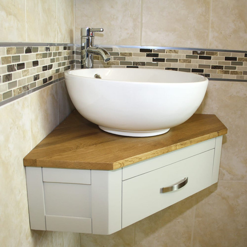 Kyree 550 mm Single Vanity with Vessel Ceramic Basin, Grey