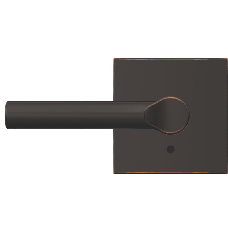 Custom Broadway Non-Turning Lever with Collins Trim, Aged Bronze
