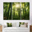 «Dynamic Light Bamboo Grove II», ensemble de reproductions d'art mural en bambou-107738998-107738996