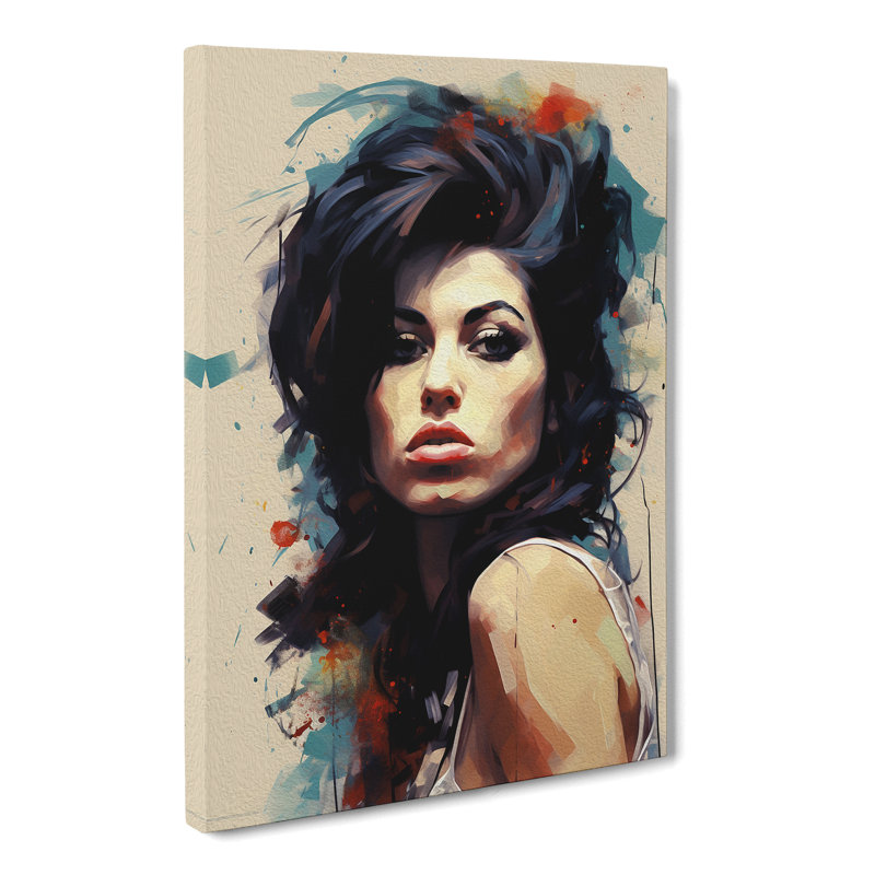 Amy Winehouse Classicism - Wrapped Canvas, 50cm H x 35cm W x 3cm D