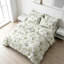Elegant Floral 100% Cotton Double Duvet Set 3-Piece