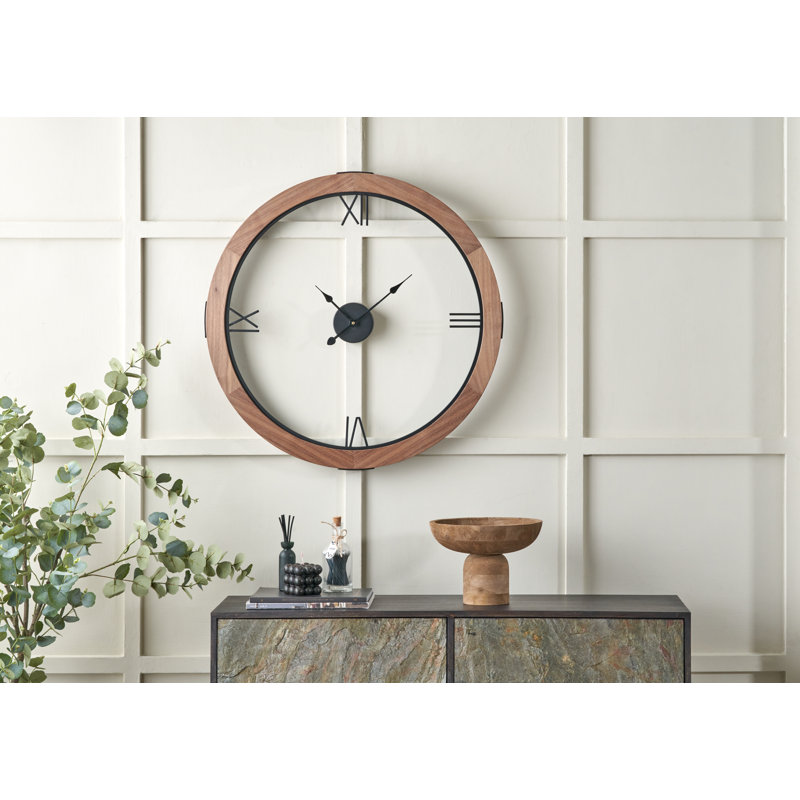 Annabele Manufactured Wood Wall Clock