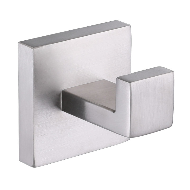 Wall Mounted Towel Hook, Brushed