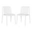 Ensemble de chaises d'appoint empilables Delron (ensemble de 2)-1870238625