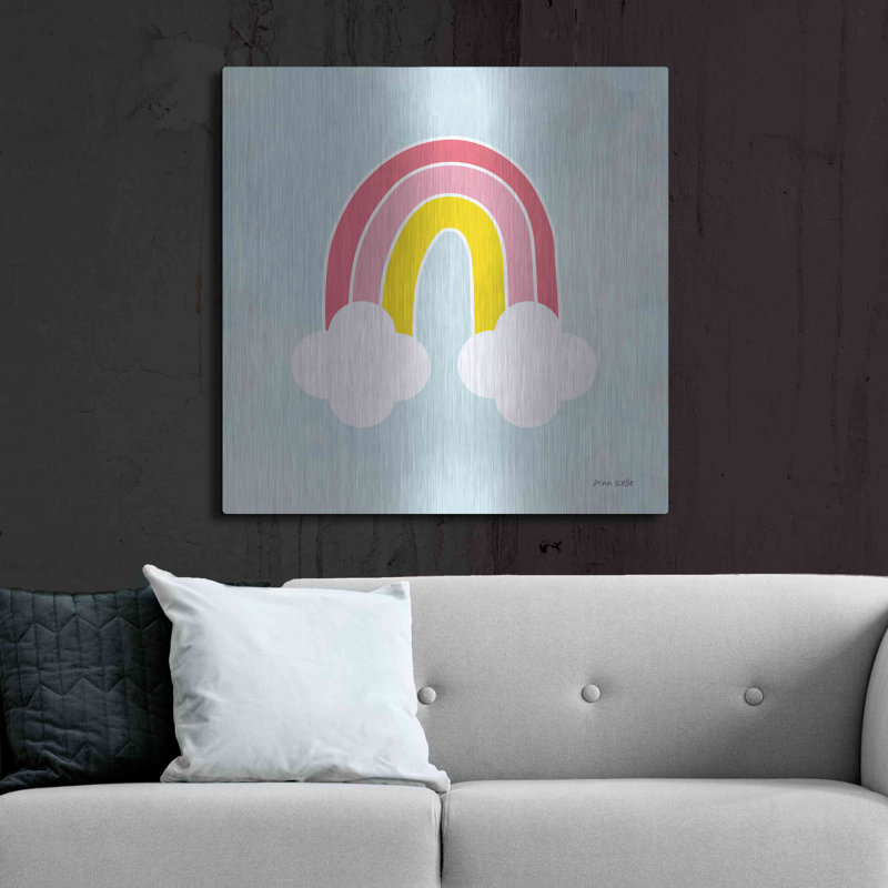 «Her Rainbow» par Ann Kelle Designs, art mural en métal, H 12 po x l 12 po