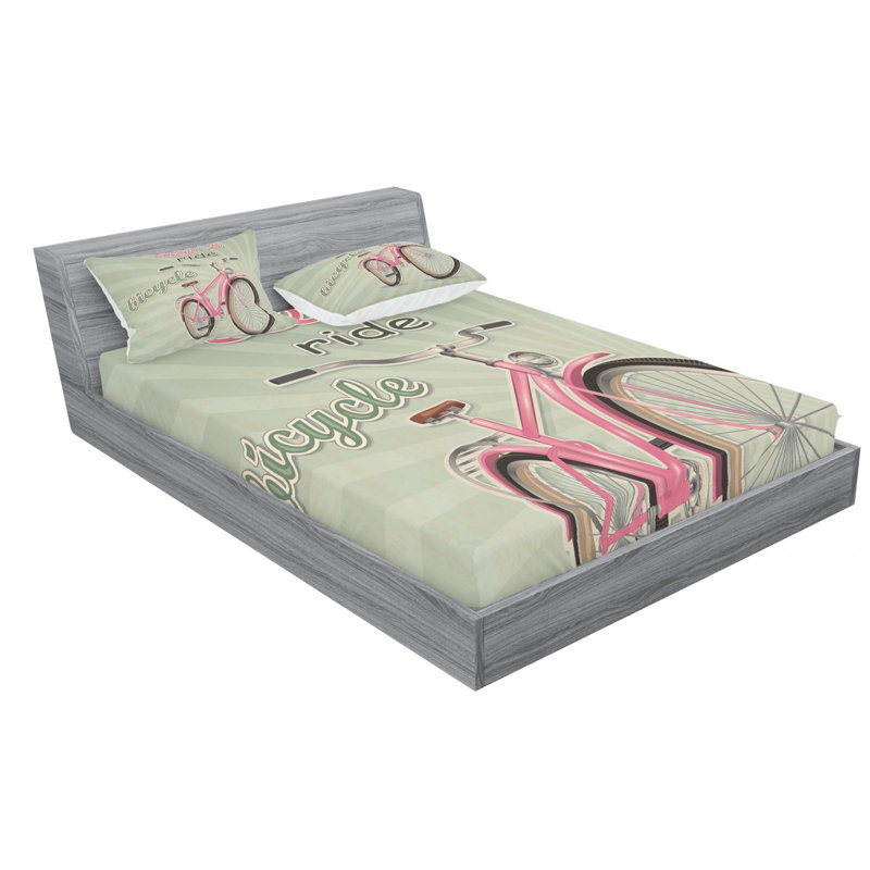 Microfiber Sheet Set, Full Sheet Set with Fitted Sheet