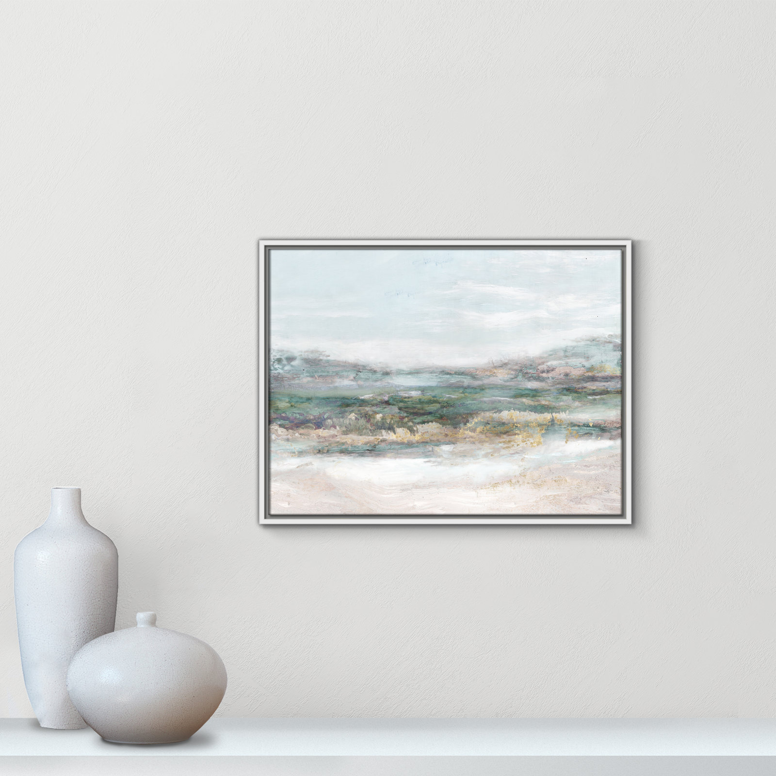 No Mat, White Framed Canvas, 19.5" H x 25.5" W x 2" D