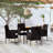 Wicker Patio Dining Set with Rectangular Table-1671310934-1644424871-1620725142