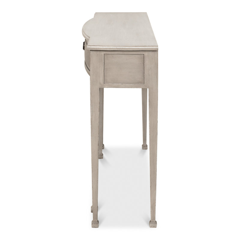 Madora 48'' W Solid Wood Console Table, Gray Traditional