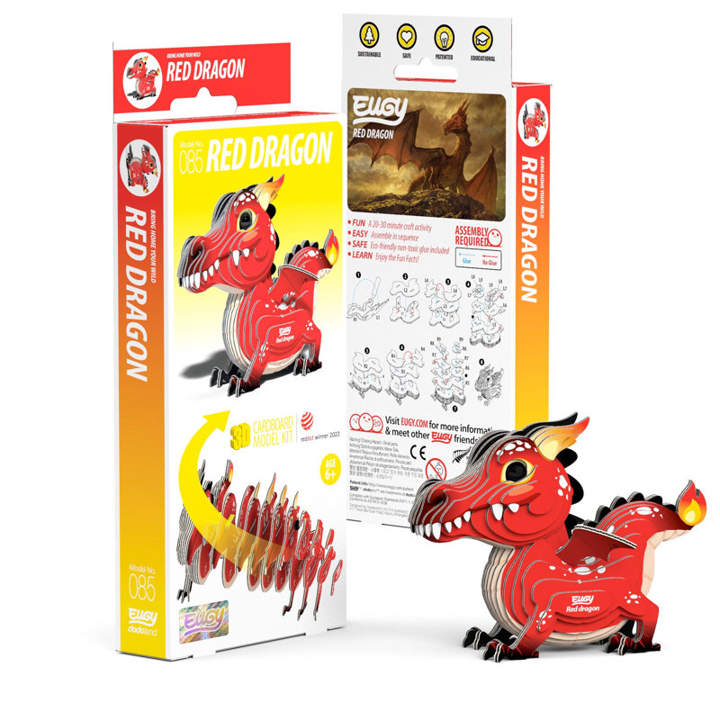 Casse-tête 3D EUGY Red Dragon