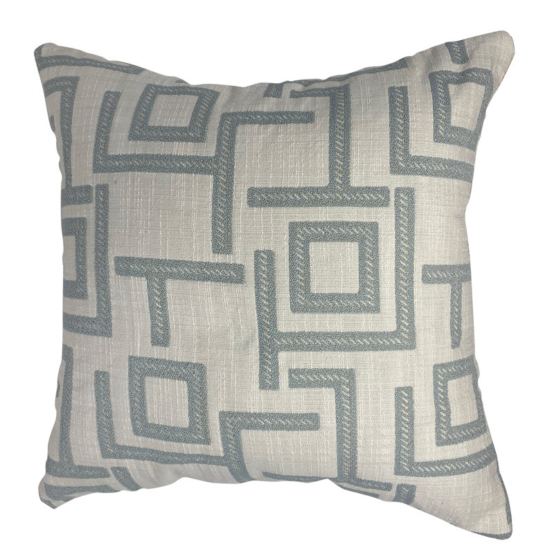 Geometric Reversible Throw Pillow, 22" x 22"