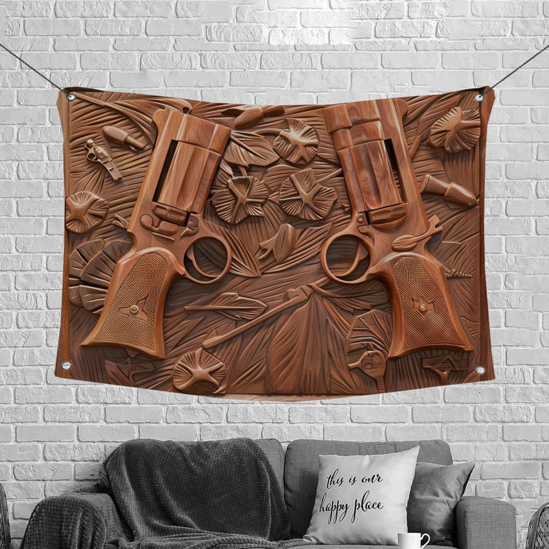 Microfiber Fabric Tapestry, 50" H x 60" W