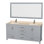 Sheffield 71" Double Bathroom Vanity Base Only