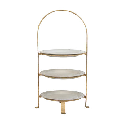 Provence Rattan Triple Tiered Server